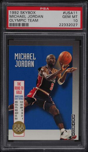 1992 Skybox Michael Jordan Olympic Team #USA11 PSA 10 Gem Mint
