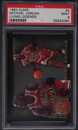 1993 Fleer Michael Jordan Living Legends #4 PSA 9 Mint