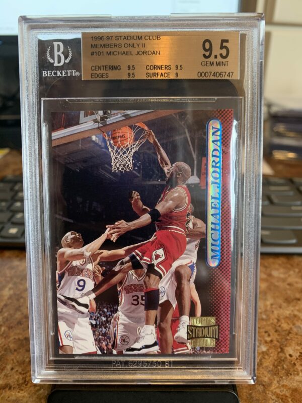 1996-97 Stadium Club Members Only II #101 Michael Jordan BGS 9.5 Gem Mint