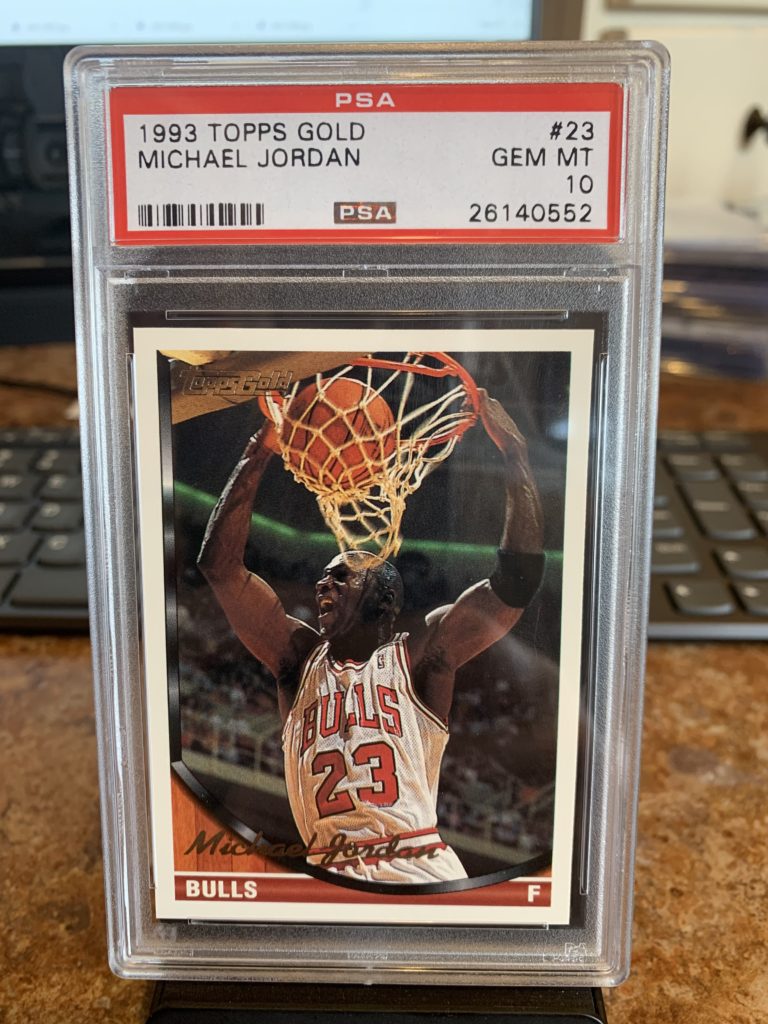 1993 Topps Gold Michael Jordan 23 PSA 10 Gem Mint MJ Collection