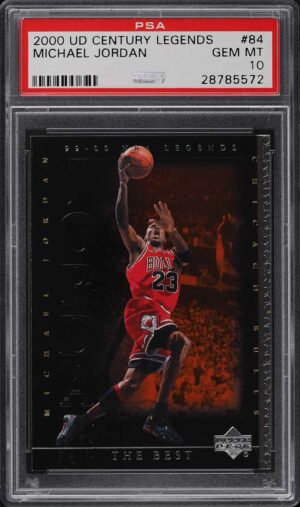 2000-01 Upper Deck Century Legends Michael Jordan #84 PSA 10 GEM MINT POP 14