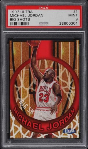 1997-98 Ultra Big Shots Michael Jordan #1 PSA 9 MINT