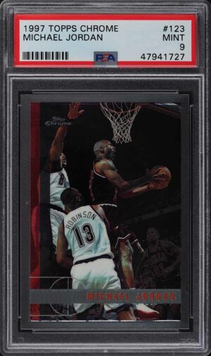 1997-98 Topps Chrome Michael Jordan #123 PSA 9 MINT