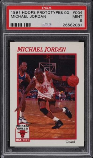 1991-92 Hoops Prototypes 00 Michael Jordan #004 PSA 9 MINT