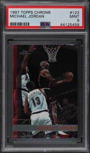 1997-98 Topps Chrome Michael Jordan #123 PSA 9 MINT