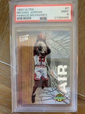 1993-94 Ultra Famous Nicknames Michael Jordan #7 PSA 9 Mint