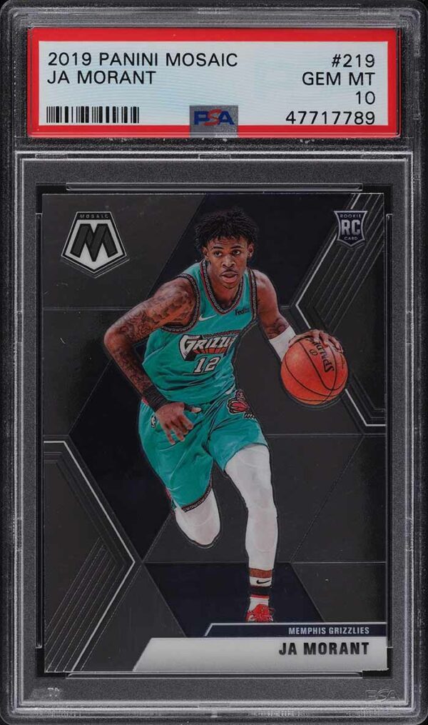 2019-20 Panini Mosaic Ja Morant ROOKIE #219 PSA 10 GEM MINT