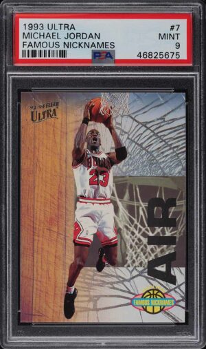 1993-94 Ultra Famous Nicknames Michael Jordan #7 PSA 9 MINT