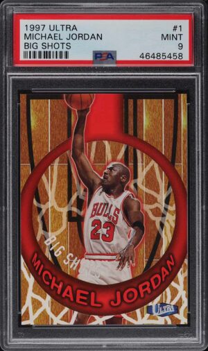 1997-98 ULTRA BIG SHOTS MICHAEL JORDAN #1 PSA 9 MINT