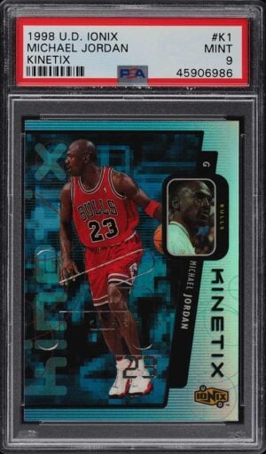 1998-99 UPPER DECK IONIX KINETIX MICHAEL JORDAN #K1 PSA 9 MINT