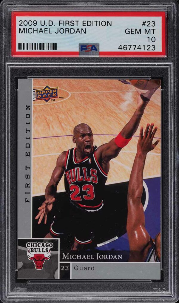 2009-10 UPPER DECK FIRST EDITION MICHAEL JORDAN #23 PSA 10 GEM MINT
