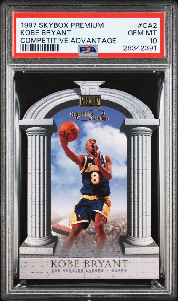 1997-98 SKYBOX PREMIUM COMPETITIVE ADVANTAGE KOBE BRYANT PSA 10 GEM MINT