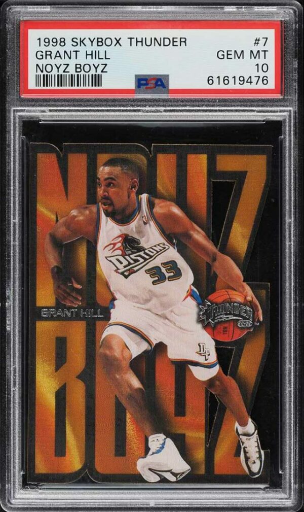 1998-99 SKYBOX THUNDER NOYZ BOYZ GRANT HILL #7 PSA 10 GEM MINT
