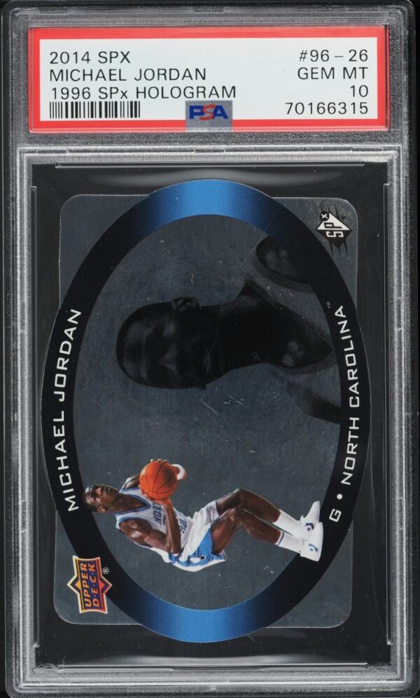 2014-15 SPX '96 HOLOGRAM DIE-CUT MICHAEL JORDAN #96-26 PSA 10 GEM MINT