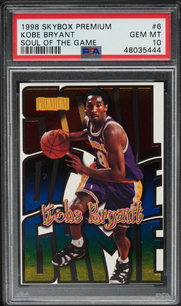 1998-99 SKYBOX PREMIUM SOUL OF THE GAME KOBE BRYANT #6 PSA 10 GEM MINT