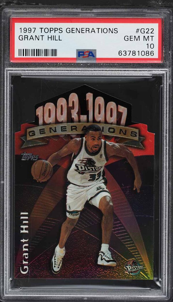 1997-98 TOPPS GENERATIONS GRANT HILL #G22 PSA 10 GEM MINT