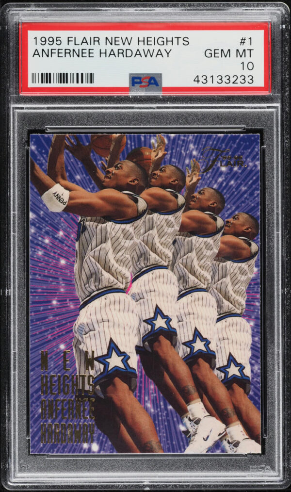 1995-96 FLAIR NEW HEIGHTS ANFERNEE HARDAWAY #1 PSA 10 GEM MINT