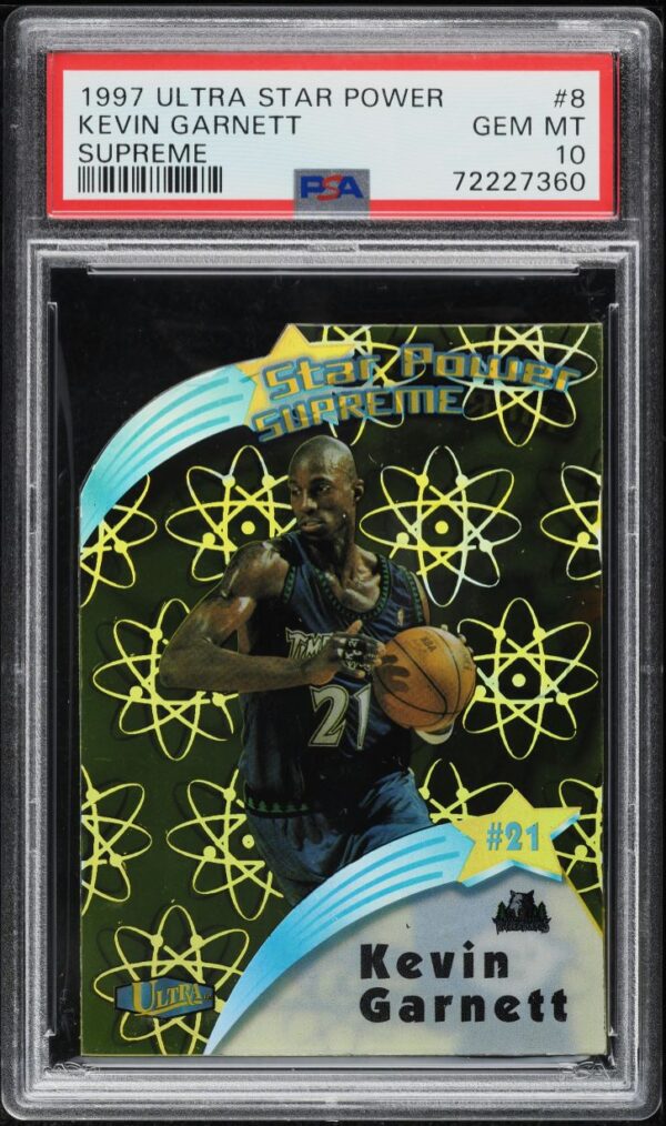 1997-98 Ultra Star Power Supreme Kevin Garnett #8 PSA 10 Gem Mint