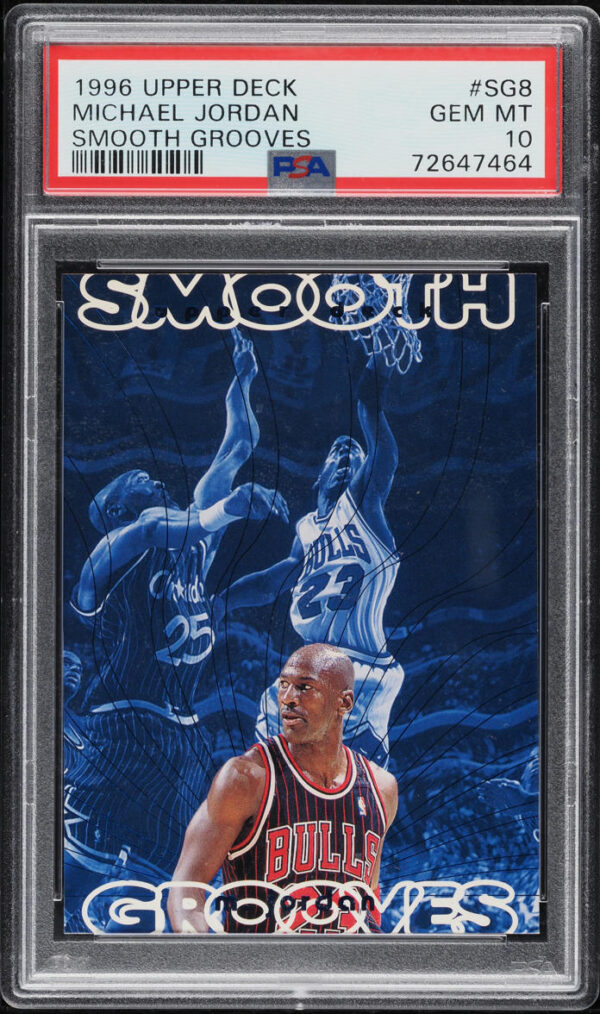 1996-97 Upper Deck Smooth Grooves Michael Jordan #SG8 PSA 10 Gem Mint