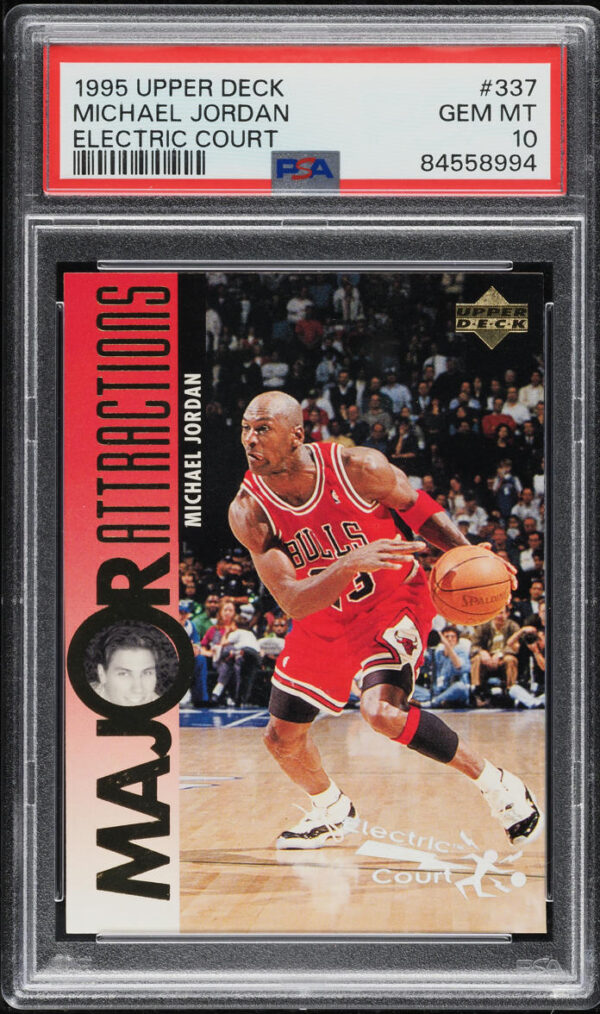 1995-96 UPPER DECK ELECTRIC COURT MICHAEL JORDAN #337 PSA 10 GEM MINT