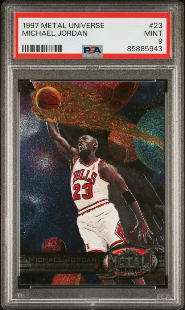 1997-98 Metal Universe Michael Jordan #23 PSA 9 Mint