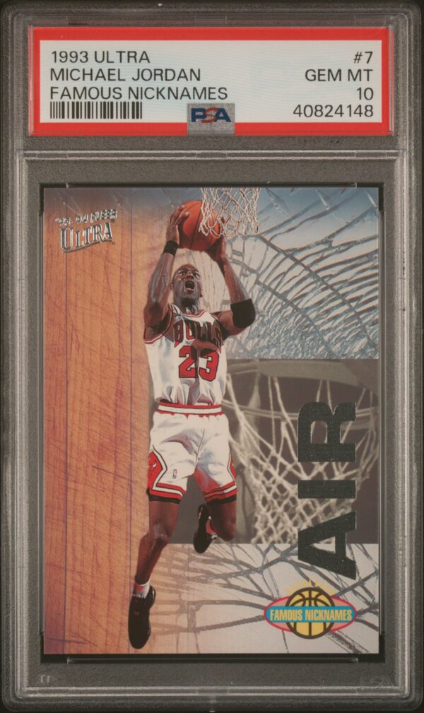1993-94 ULTRA MICHAEL JORDAN FAMOUS NICKNAMES #7 PSA 10 GEM MINT