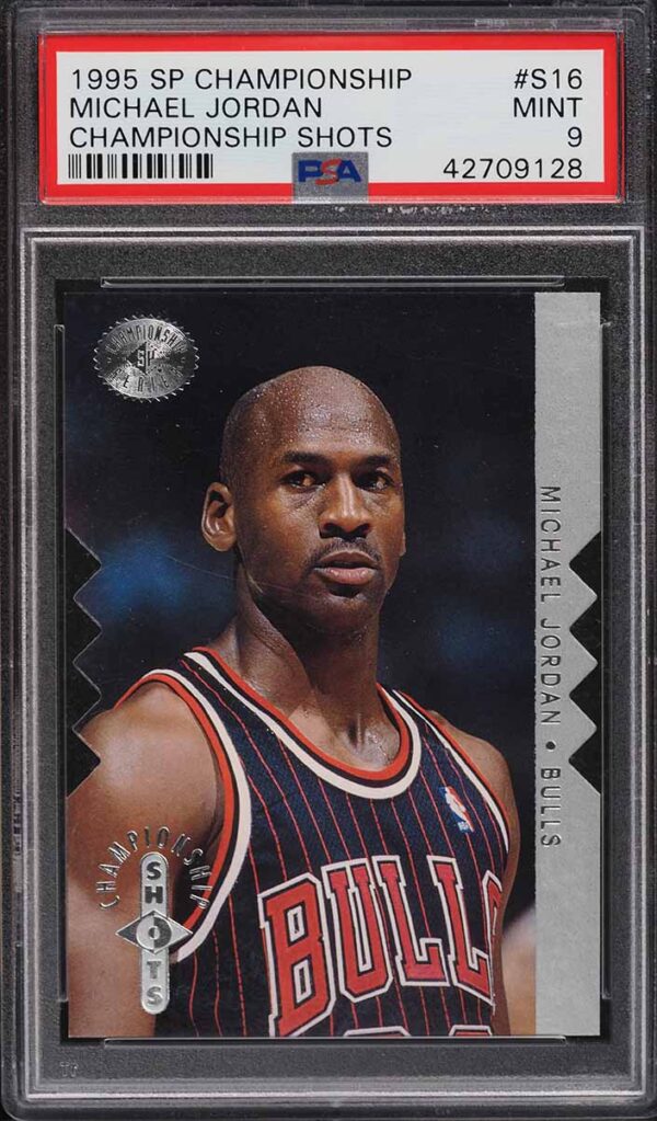 1995-96 SP CHAMPIONSHIP SHOTS MICHAEL JORDAN #S16 PSA 9 MINT
