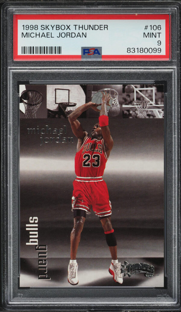 1998-99 SKYBOX THUNDER MICHAEL JORDAN #106 PSA 9 MINT