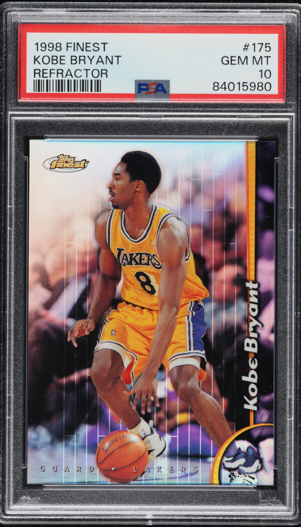 1998-99 FINEST REFRACTOR KOBE BRYANT #175 PSA 10 GEM MINT