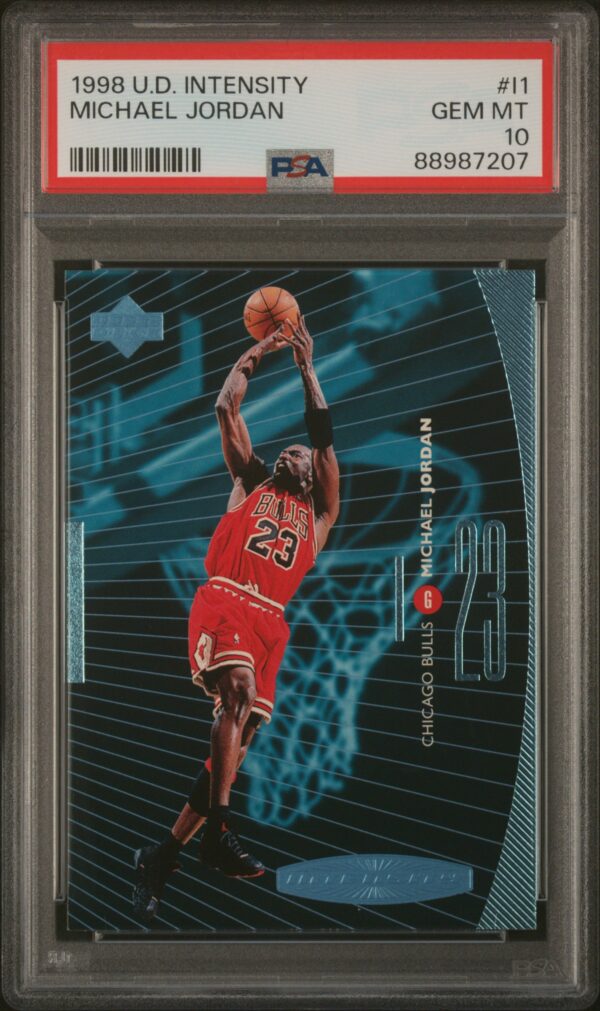 1998-99 UPPER DECK INTENSITY MICHAEL JORDAN #I1 PSA 10 GEM MINT