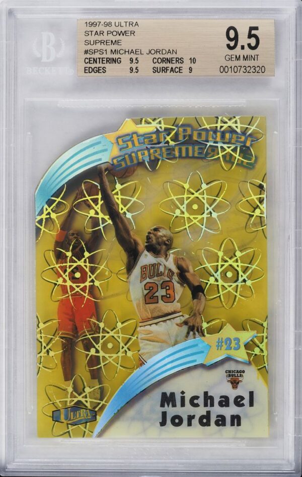 1997-98 Ultra Star Power Supreme Michael Jordan #1 BGS 9.5 Gem Mint