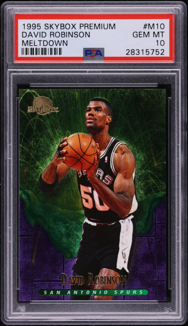 1995-96 SKYBOX PREMIUM MELTDOWN DAVID ROBINSON #M10 PSA 10 GEM MINT