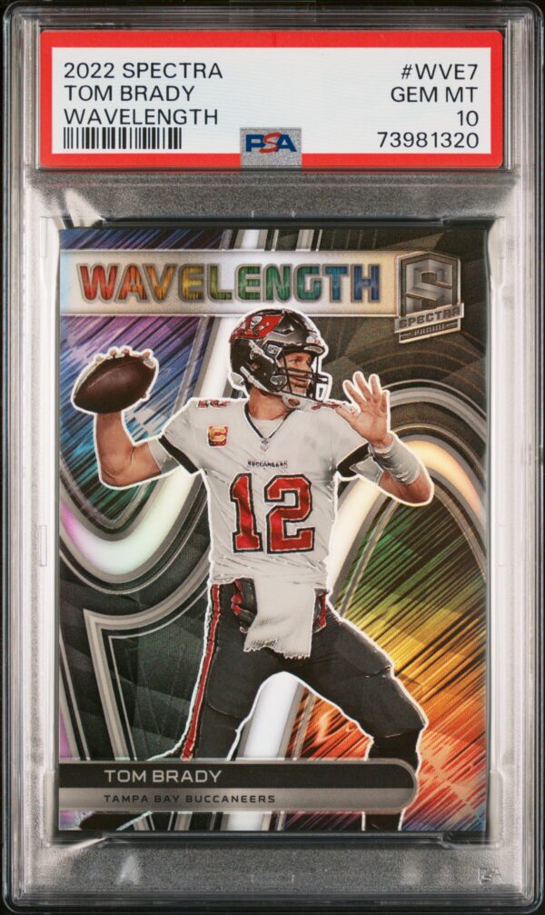 2022 Spectra Wavelength Tom Brady /99 #WVE7 PSA 10 Gem Mint