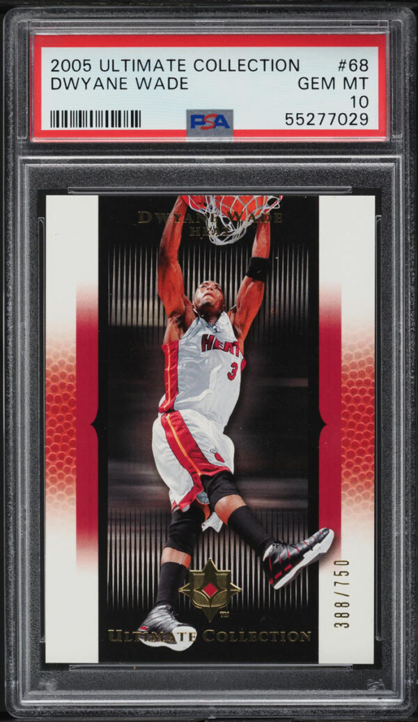 2005 Ultimate Collection Dwyane Wade /750 #68 PSA 10 GEM MINT