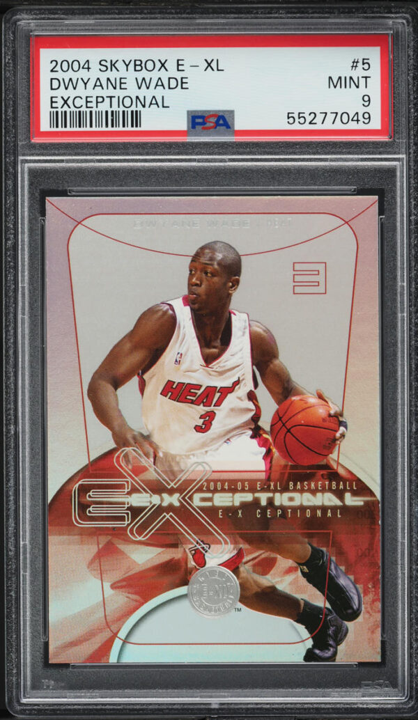2004 SkyBox E-XL E-Xceptional Dwyane Wade #5 PSA 9 MINT