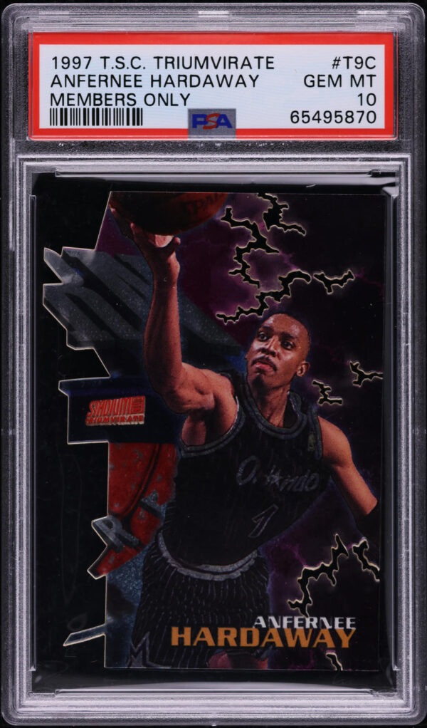 1997 Stadium Club Triumvirate Members Only Anfernee Hardaway #T9C PSA 10 GEM