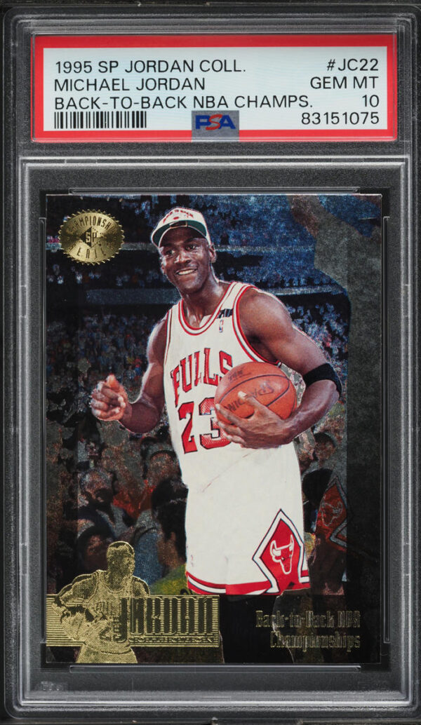 1995 SP Championship Jordan Collection Michael Jordan #JC22 PSA 10 GEM MINT