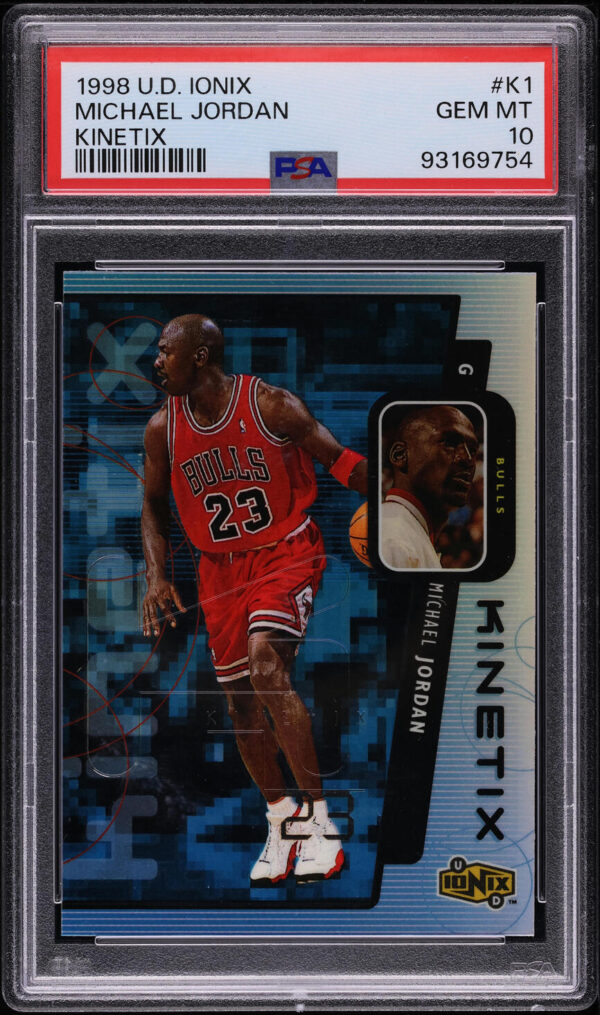 1998 Upper Deck Ionix Kinetix Michael Jordan #K1 PSA 10 GEM MINT