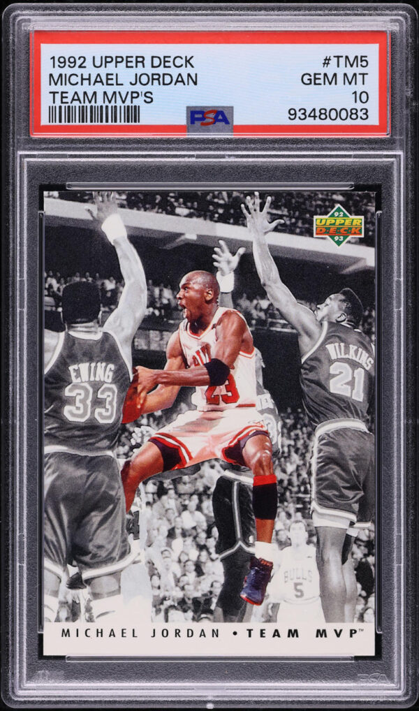 1992 Upper Deck Team MVP's Michael Jordan #TM5 PSA 10 GEM MINT