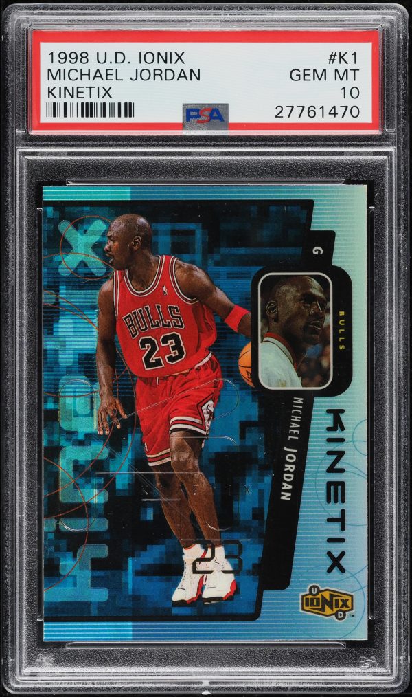 1998 Upper Deck Ionix Kinetix Michael Jordan #K1 PSA 10 GEM MINT