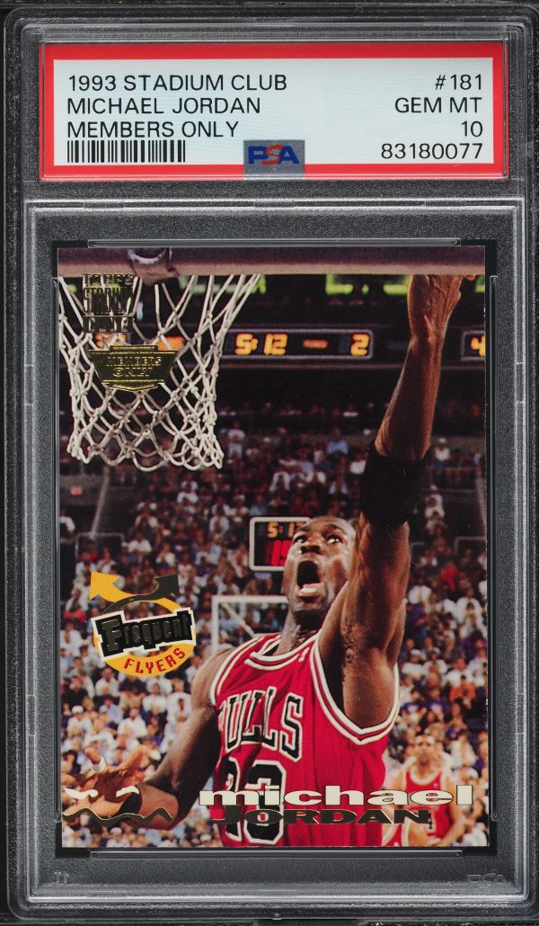 1993 Stadium Club Members Only Michael Jordan #181 PSA 10 GEM MINT