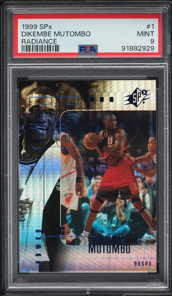 1999 SPx Radiance Dikembe Mutombo /100 #1 PSA 9 MINT