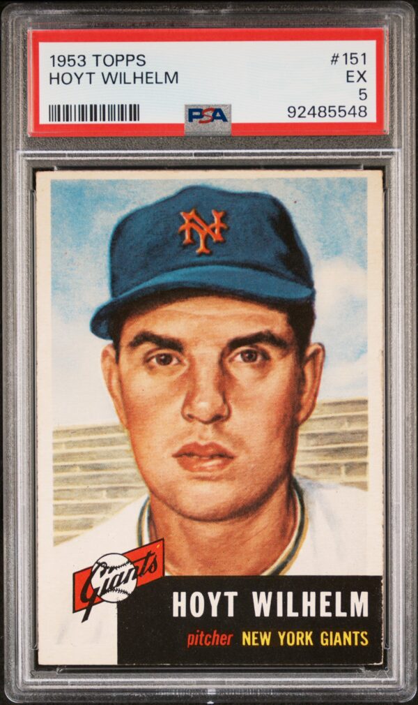 1953 TOPPS #151 HOYT WILHELM PSA 5