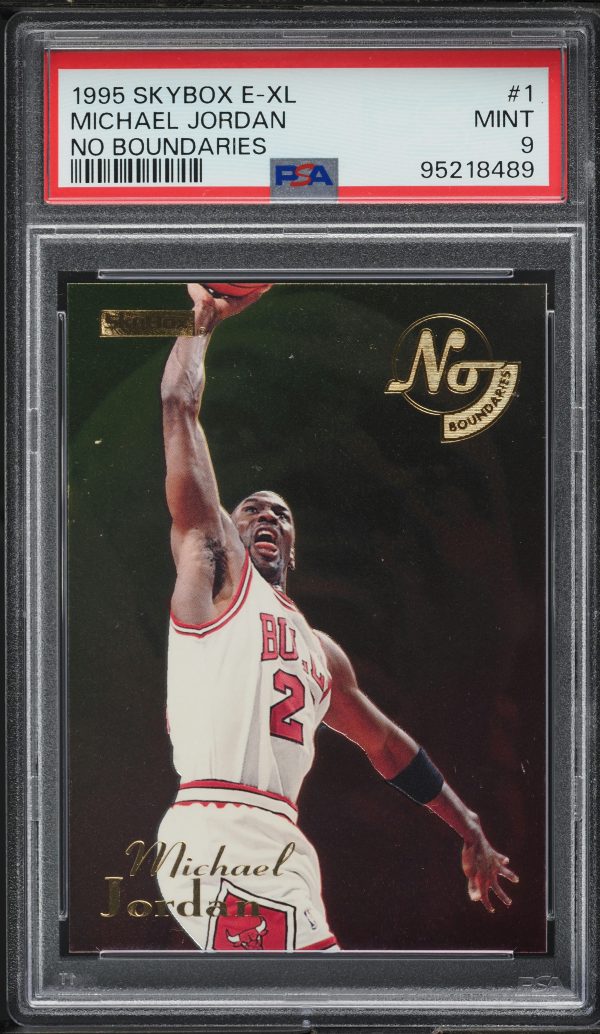 1995 Skybox E-XL No Boundaries Michael Jordan #1 PSA 9 MINT