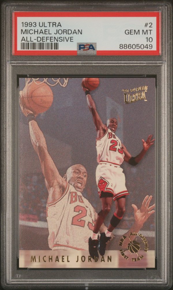 1993 Ultra All-Defensive Michael Jordan #2 PSA 10 Gem Mint