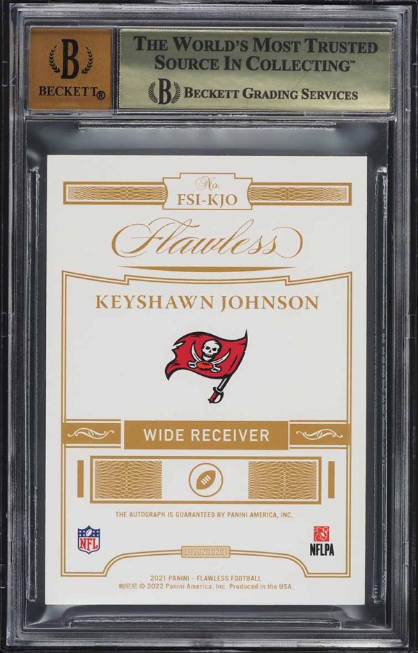 2021 Panini Flawless Signatures Ruby Keyshawn Johnson AUTO /10 #FSI-KJO BGS 9.5 - Image 2