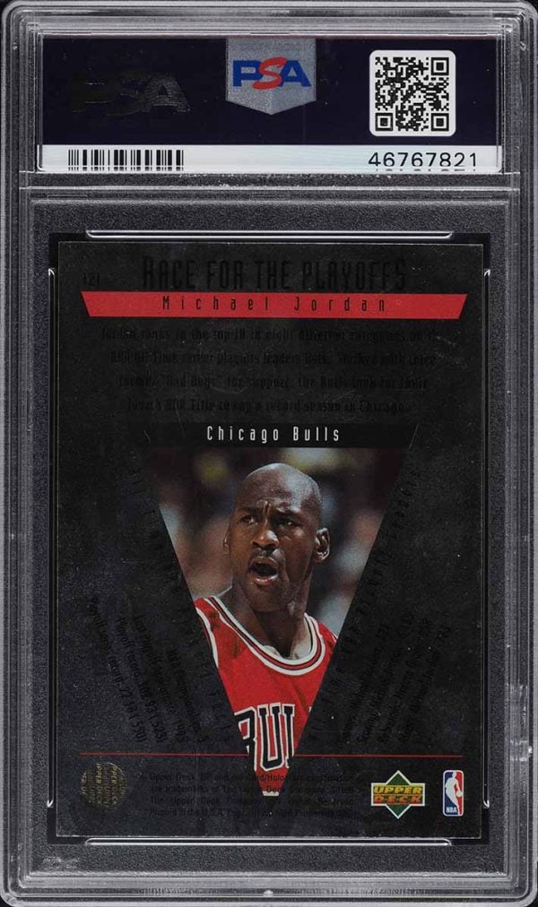 1995 SP Championship Michael Jordan #121 PSA 10 GEM MINT - Image 2