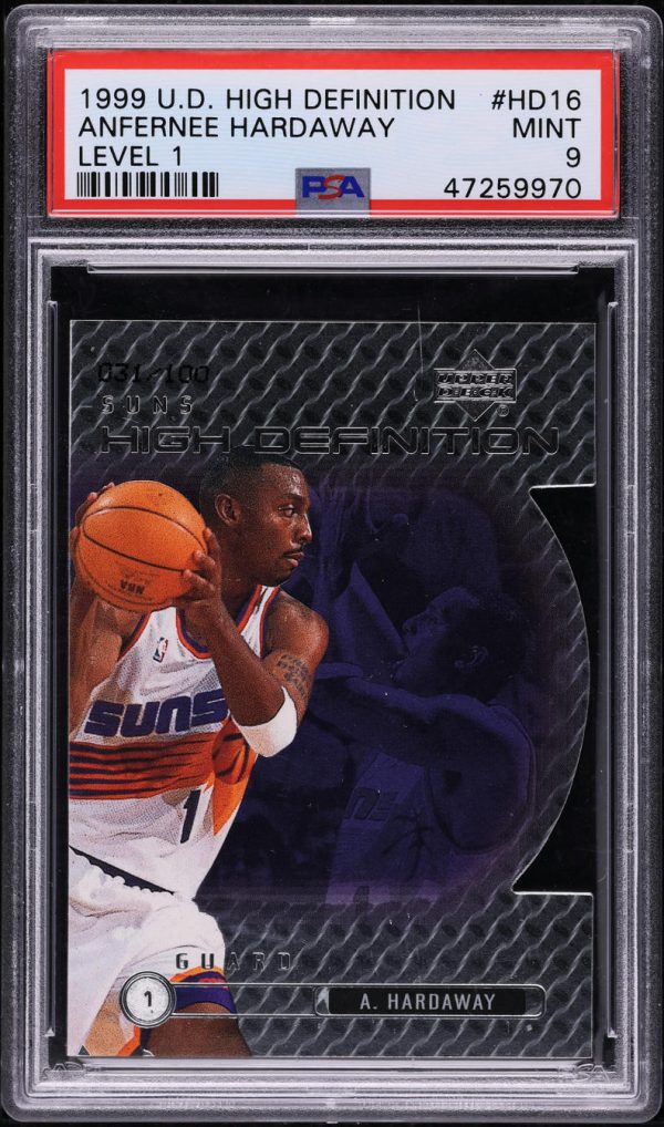 1999 Upper Deck High Definition Level 1 Anfernee Hardaway /100 #HD16 PSA 9 MINT