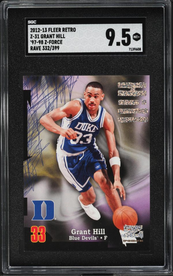 2012 Fleer Retro '97 Z-Force Rave Grant Hill /399 #Z-31 SGC 9.5 MINT+