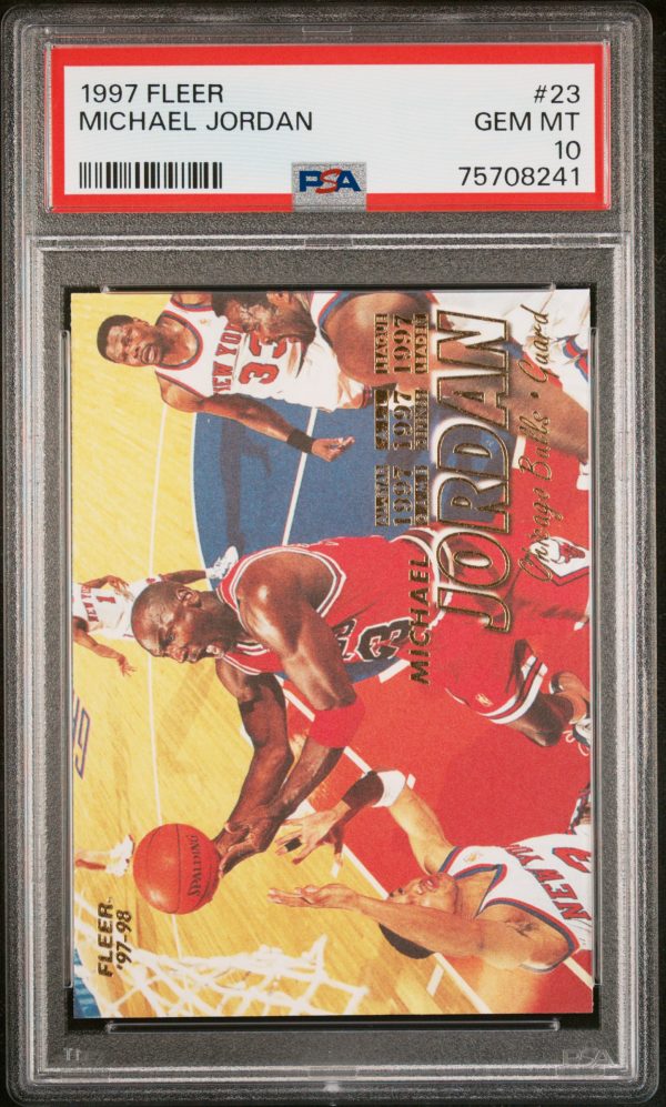 1997 Fleer Michael Jordan #23 PSA 10 Gem Mint